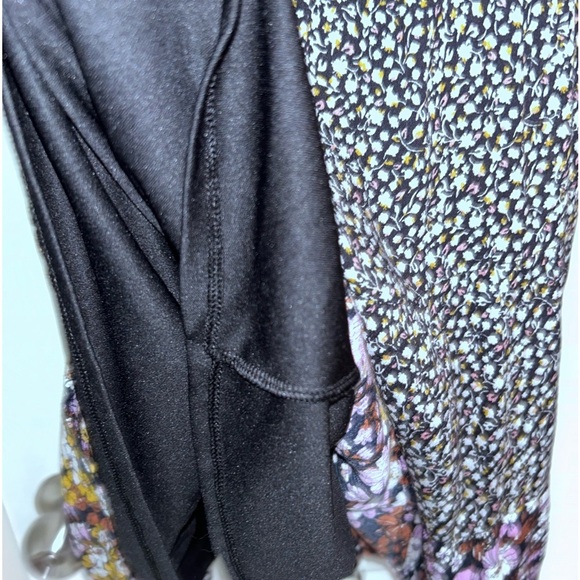 BP Floral Seventies Dress mini ruffle bottom spaghetti strap S 50% off w♥️ #56 - Picture 6 of 11